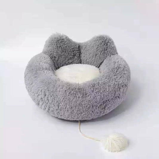 Cozy Plush Pet Bed – Soft, Calming Comfort for Happy Naps